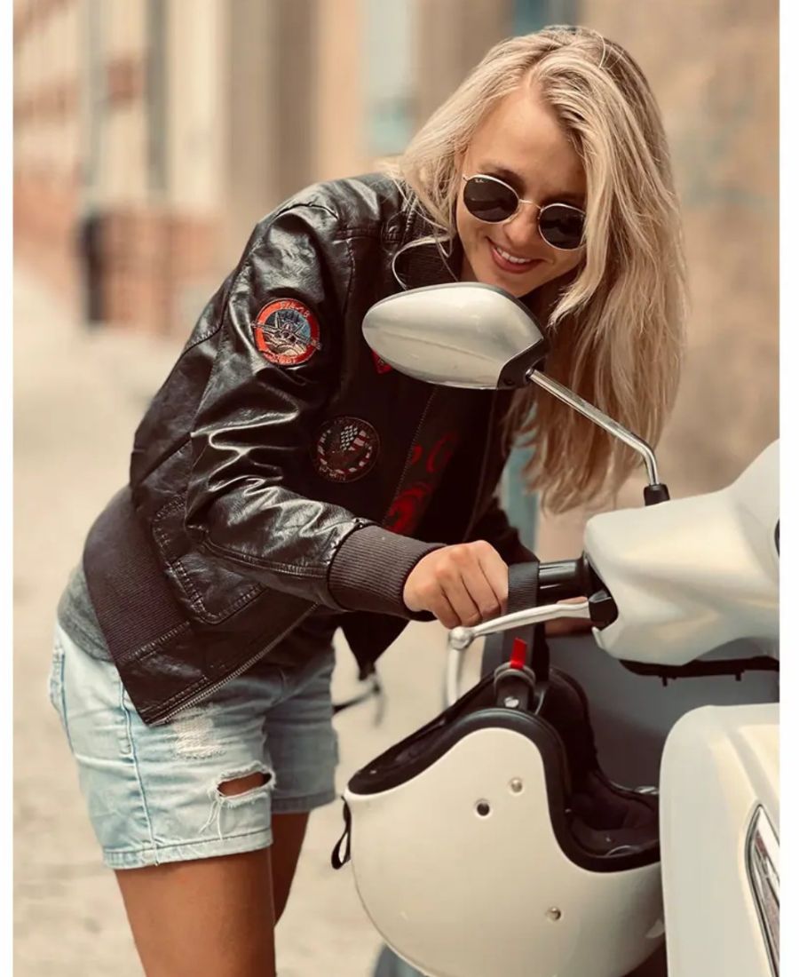 Top Gun Womens Vegan Leather Jacket Super Star Jacket