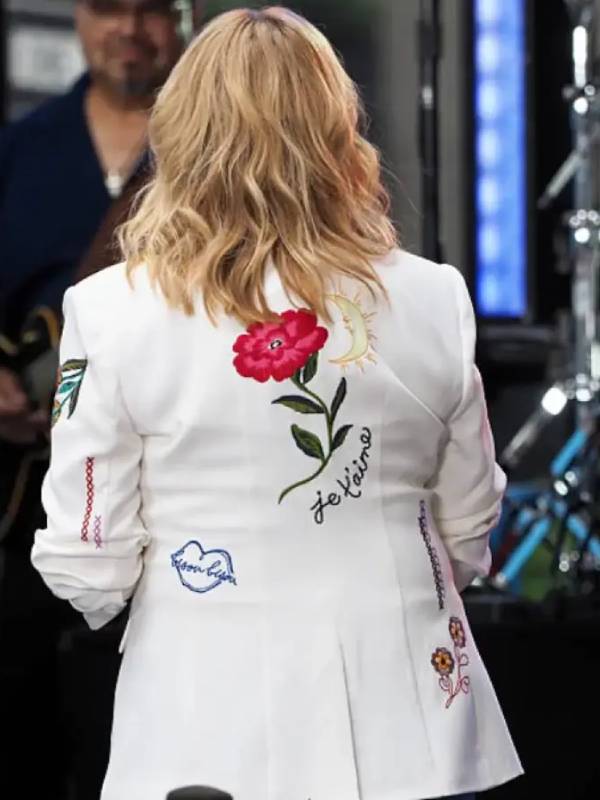 Trisha Yearwood NBC Today 2025 Blazer Superstar Jacket