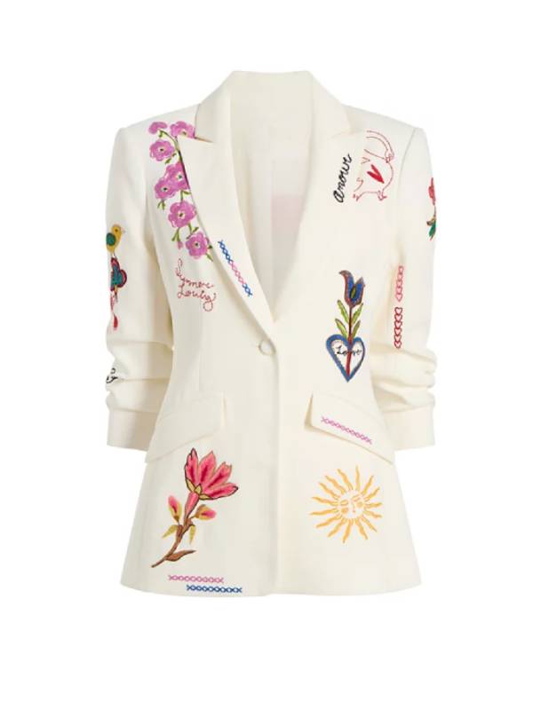Trisha Yearwood NBC Today 2025 Blazer Superstar Jacket