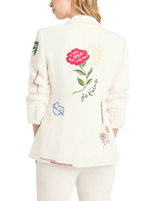 Trisha Yearwood NBC Today 2025 Blazer Superstar Jacket
