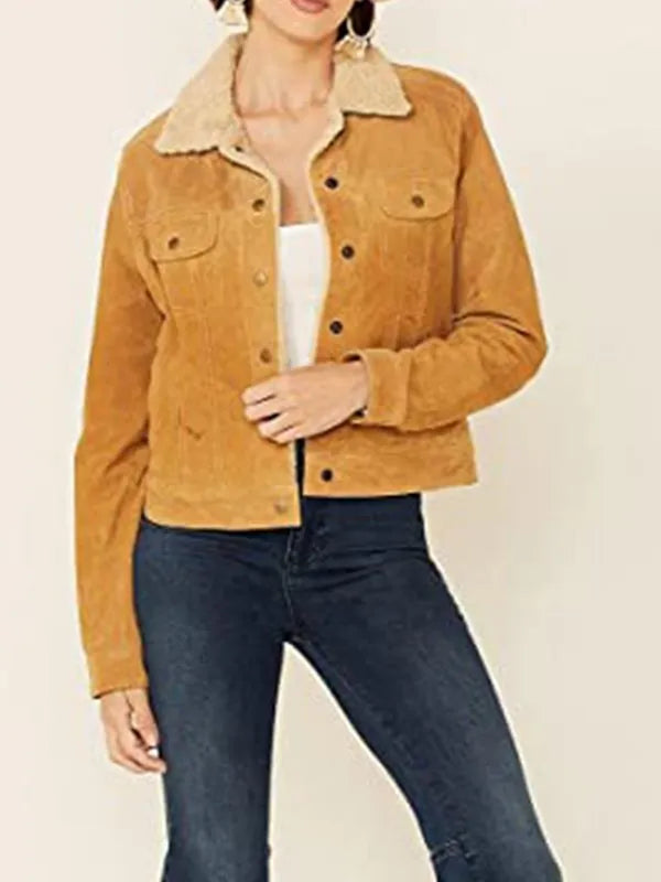 Roswell New Mexico S04 Rosa Ortecho Suede Jacket Super Star Jacket
