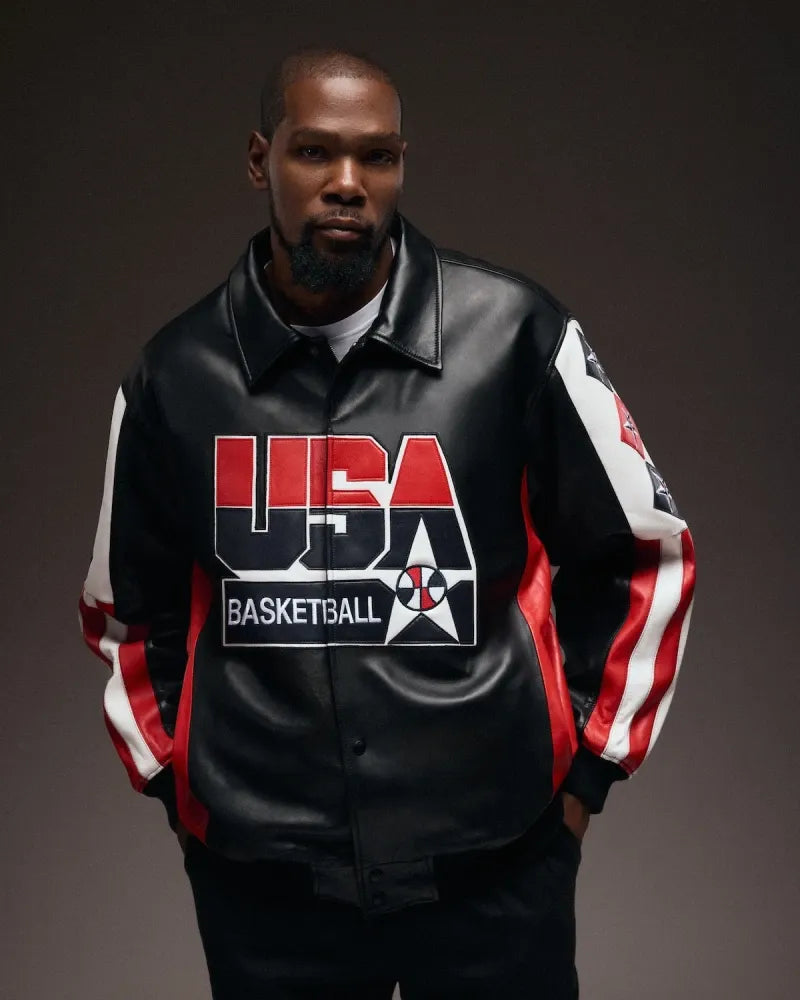 USA Basketball Kevin Durant Leather Jacket