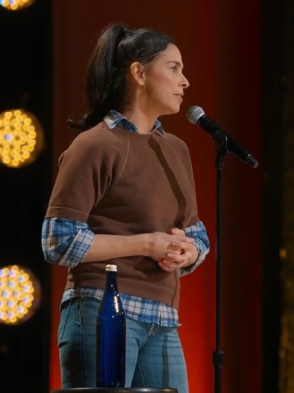 Sarah Silverman PostMortem Brown Sweater Super Star Jacket
