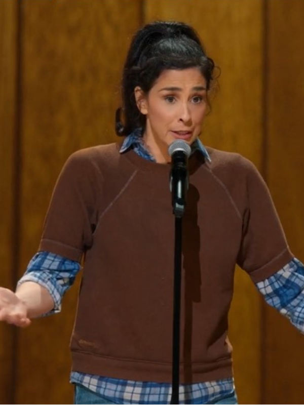 Sarah Silverman PostMortem Brown Sweater Super Star Jacket