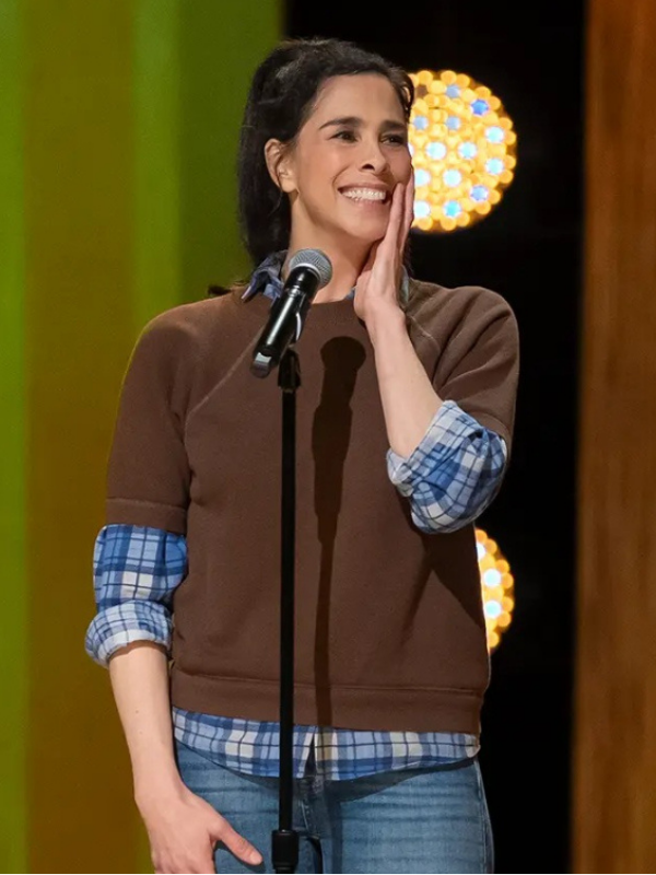 Sarah Silverman PostMortem Brown Sweater Super Star Jacket