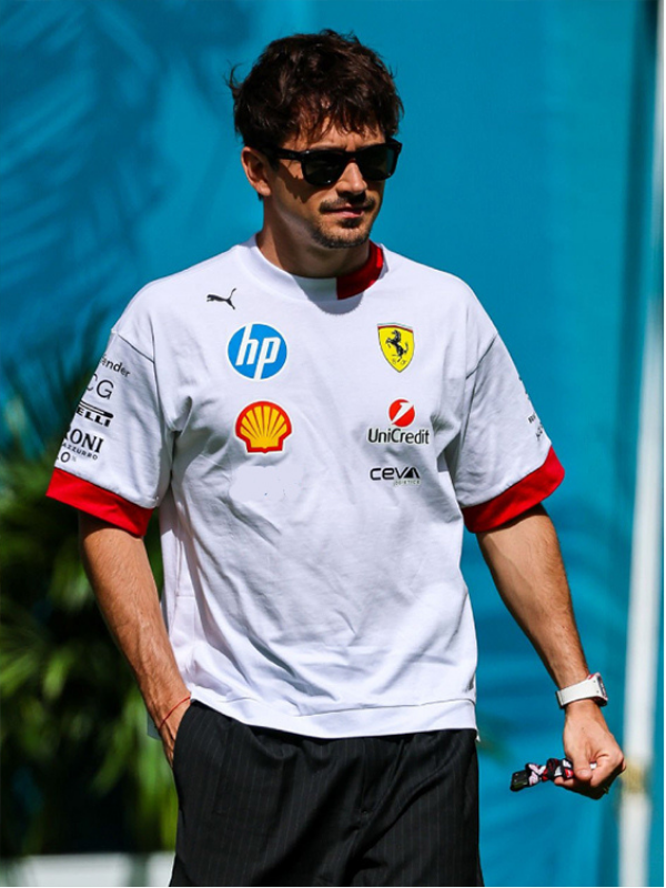 Scuderia Ferrari 2025 Miami GP T-Shirt Super Star Jacket