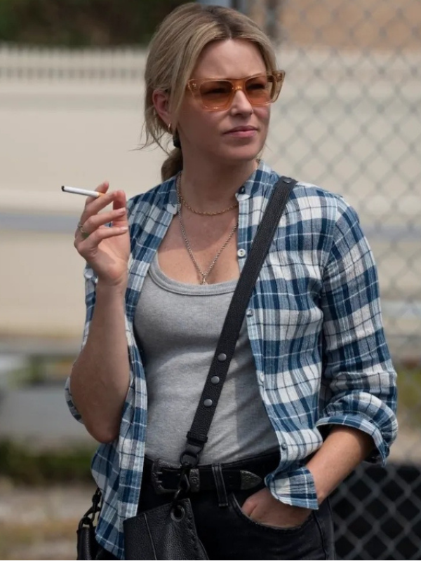 The Better Sister Elizabeth Banks Plaid Shirt Super Star Jacket