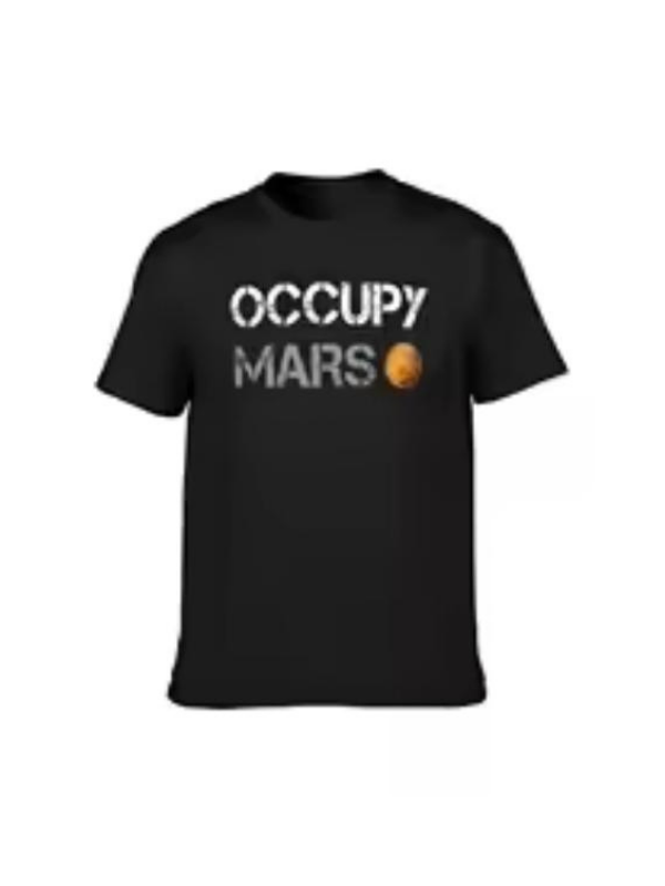 Elon Musk Occupy Mars Black T-Shirt Super Star Jacket