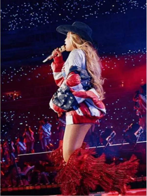 Beyonce Michael Hoban American Flag Jacket Super Star Jacket