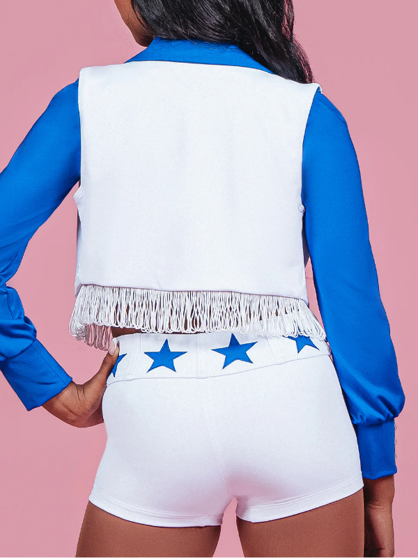 Dallas Cowboys Cheerleader Vest – Special Order Super Star Jacket
