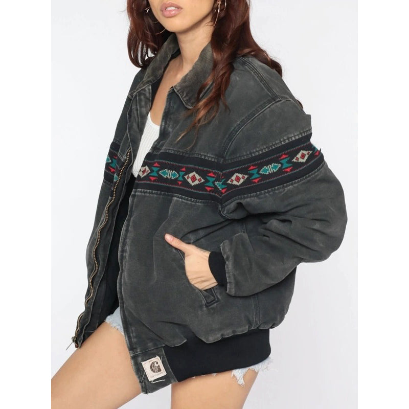 Vintage Carhartt Aztec Jacket Super Star Jacket