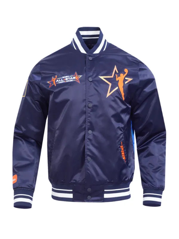 WNBA All Star 2025 Unisex Sublimated Satin Jacket Super Star Jacket