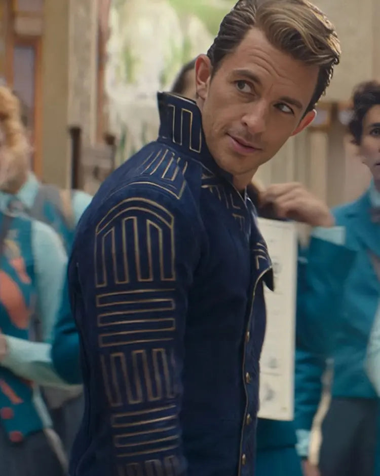 Wicked 2024 Jonathan Bailey Blue Jacket Super Star Jacket