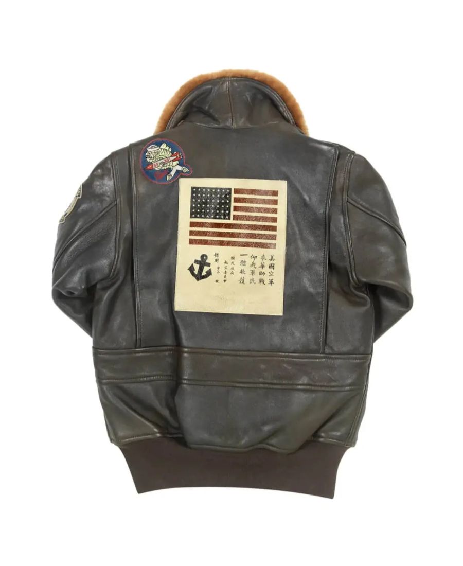 Women Top Gun Flight Leather Jacket Super Star Jacket