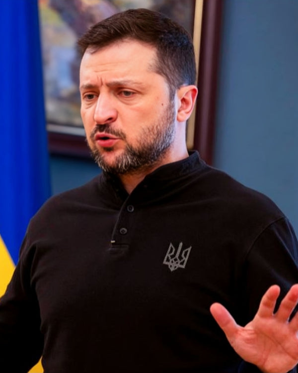 Zelensky Black Sweatshirt Super Star Jacket