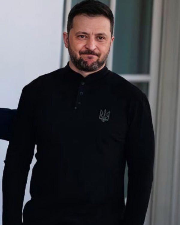 Zelensky Black Sweatshirt Super Star Jacket