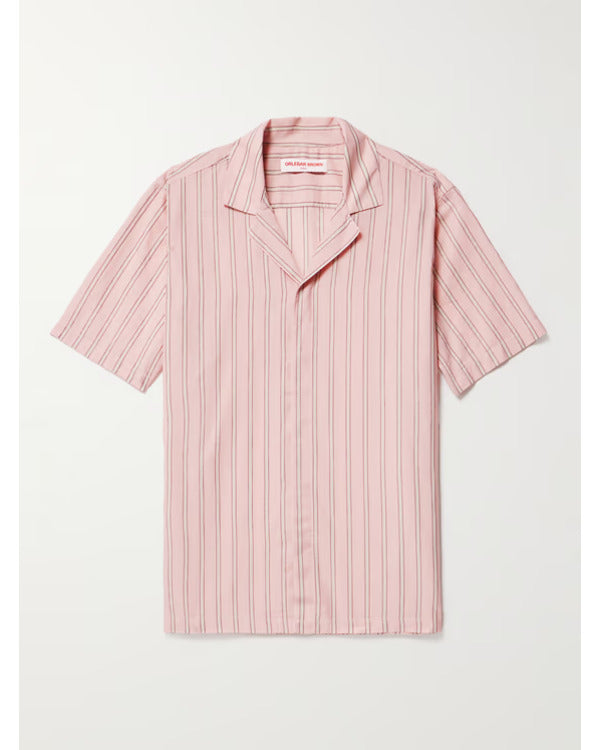The White Lotus S03 Sam Nivola Pink Striped Shirt Super Star Jacket