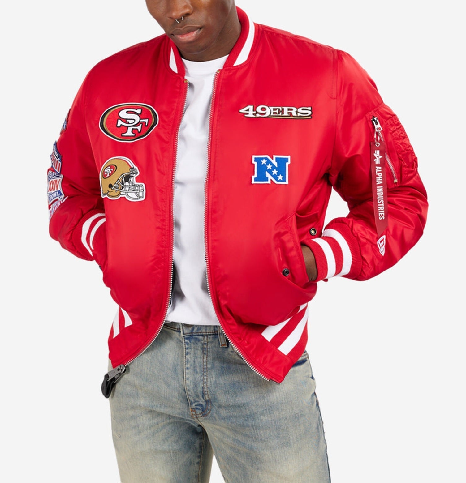 San Francisco 49ers Ma-1 Bomber Jacket Super Star Jacket