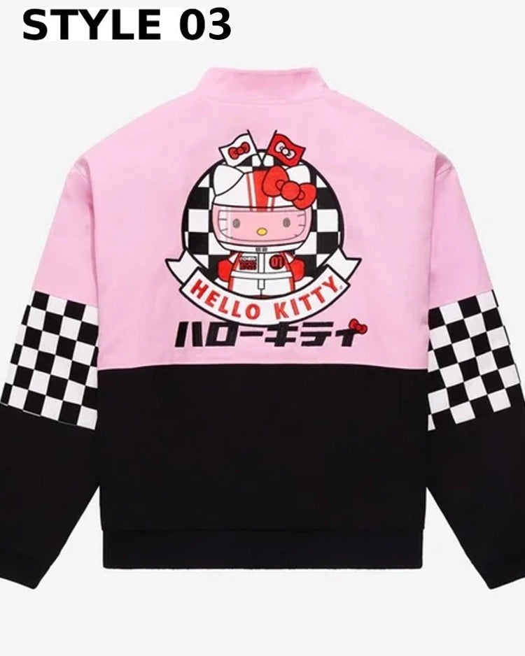 Box Lunch X Sanrio Hello Kitty Racing Jacket Super Star Jacket