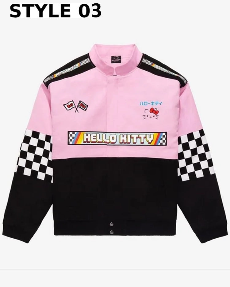 Box Lunch X Sanrio Hello Kitty Racing Jacket Super Star Jacket
