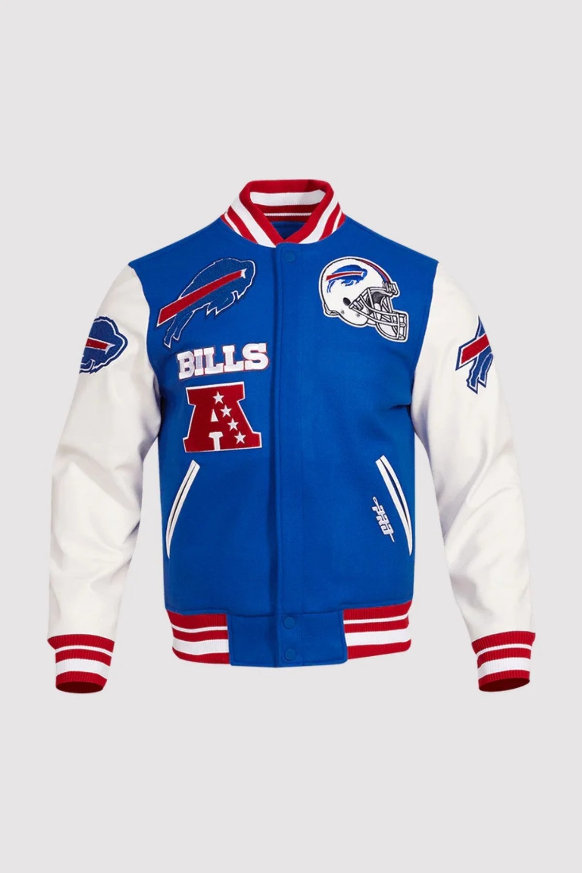 Buffalo Bills Mash Up Wool Varsity Jacket Super Star Jacket