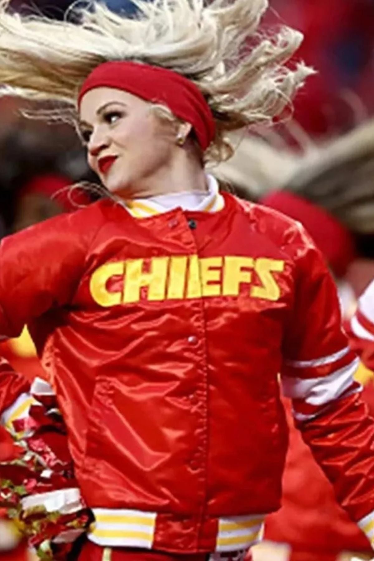 Cheerleaders Kansas City Chiefs Red Varsity Jacket Super Star Jacket