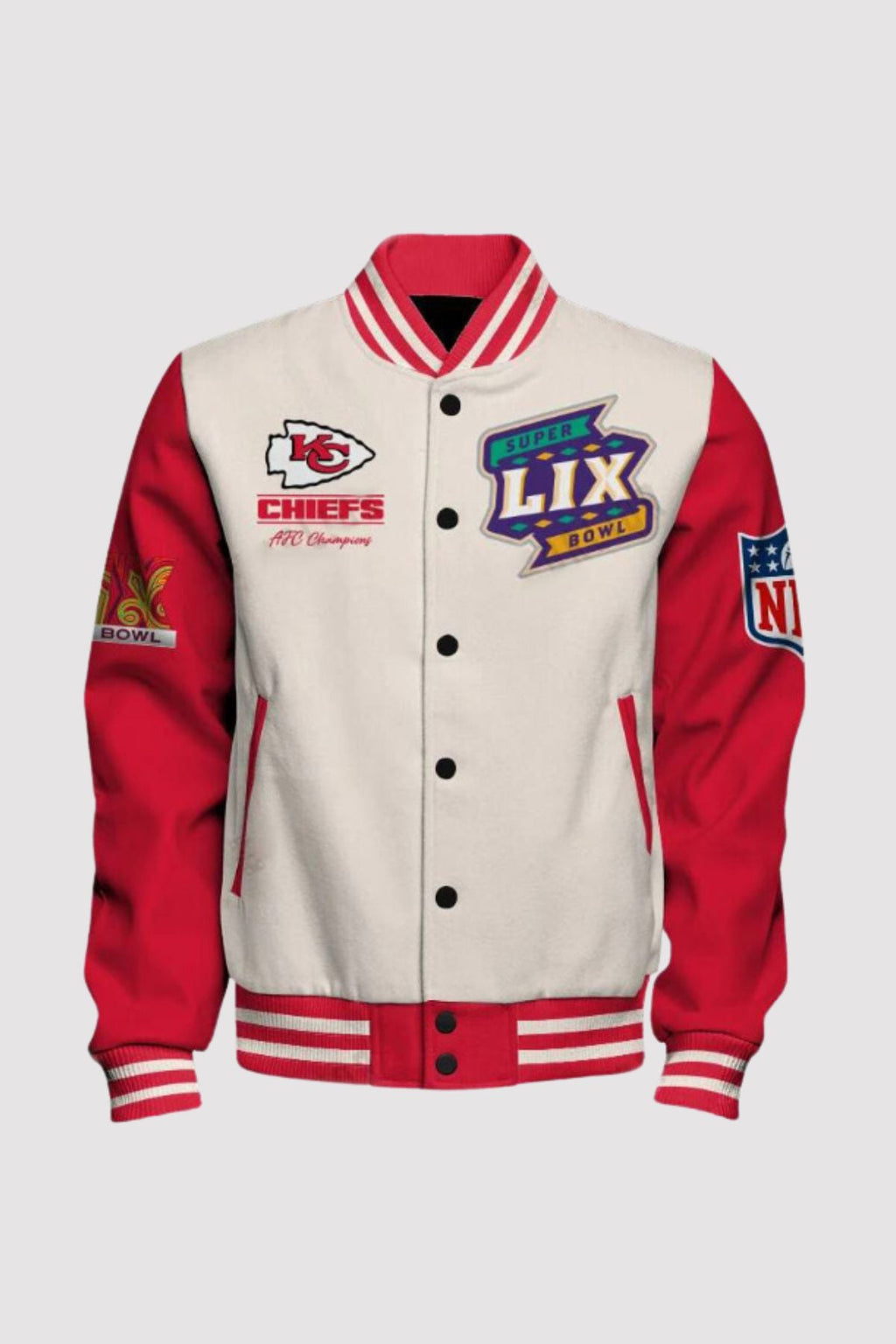Chiefs Super Bowl LIX 2025 Champions Varsity Jacket Super Star Jacket