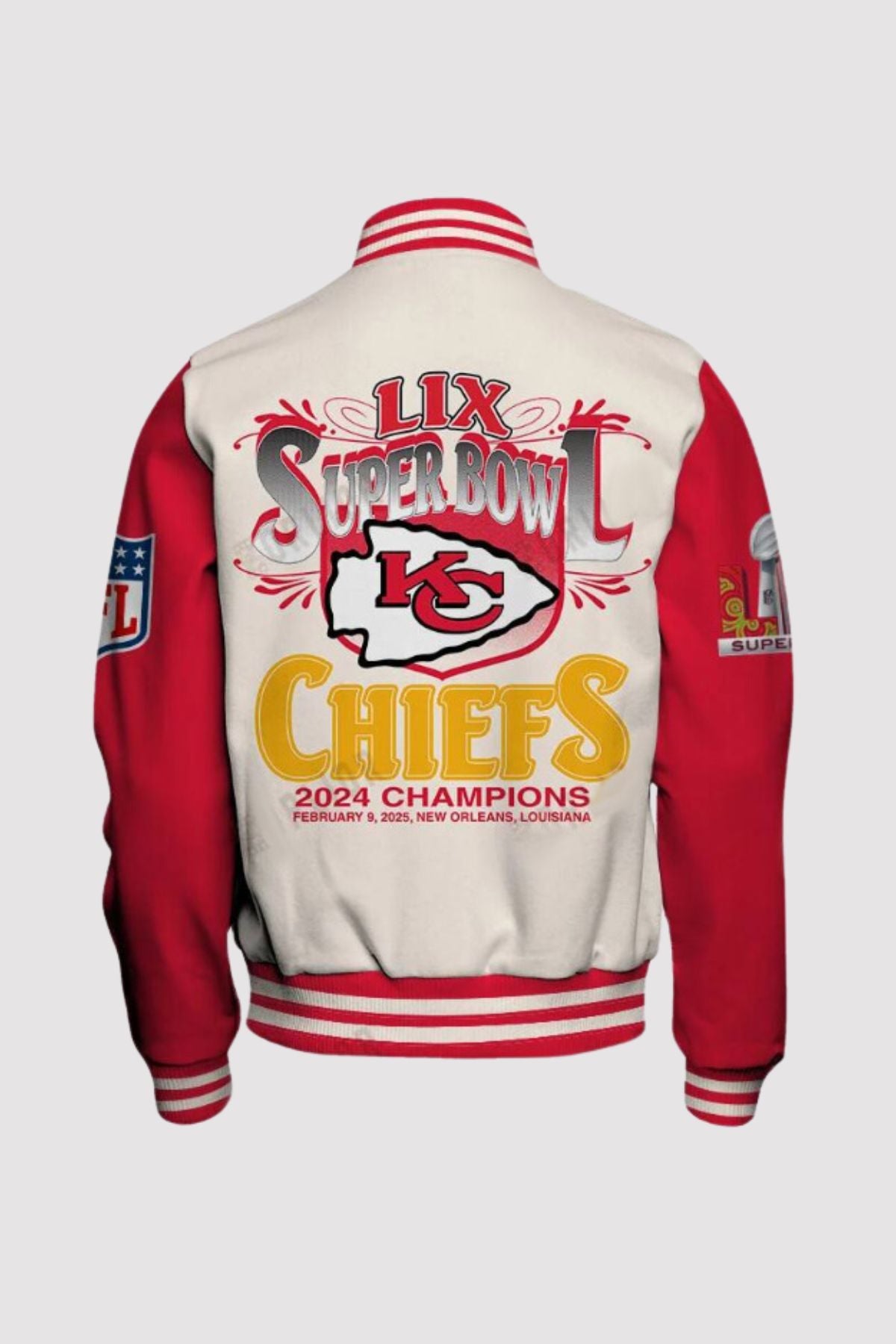 Chiefs Super Bowl LIX 2025 Champions Varsity Jacket Super Star Jacket
