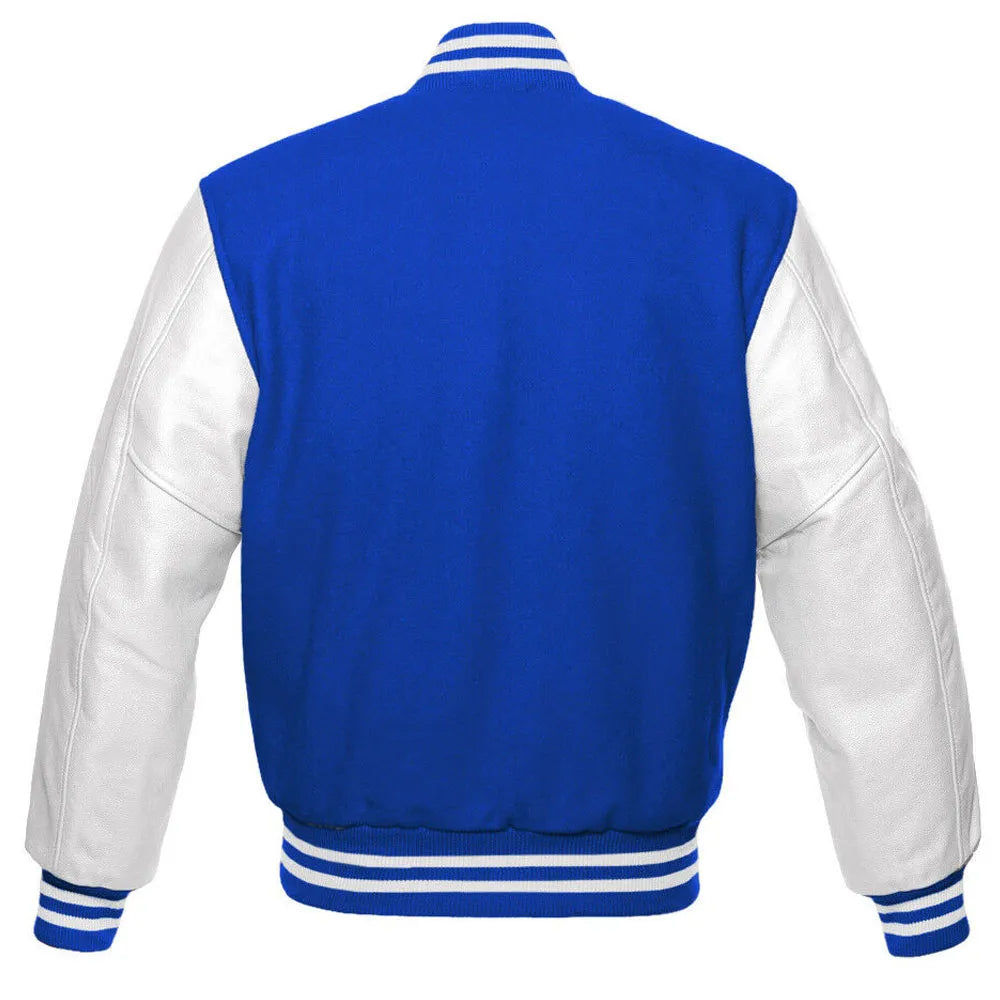 Duke Blue Devils Royal and White Varsity Jacket Super Star Jacket