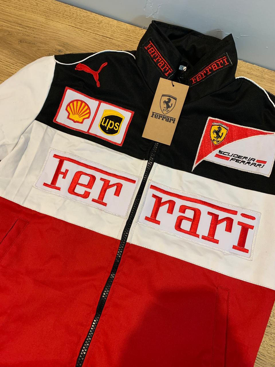 Ferrari F1 90s Vintage Racing Bomber Jacket Super Star Jacket