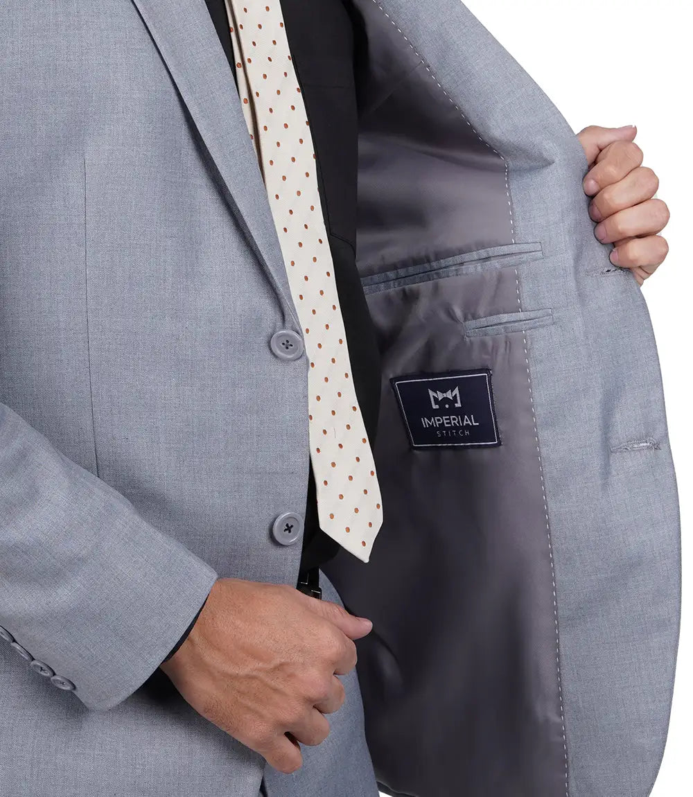 Jared Men's Grey Two-Piece Suit Super Star Jacket