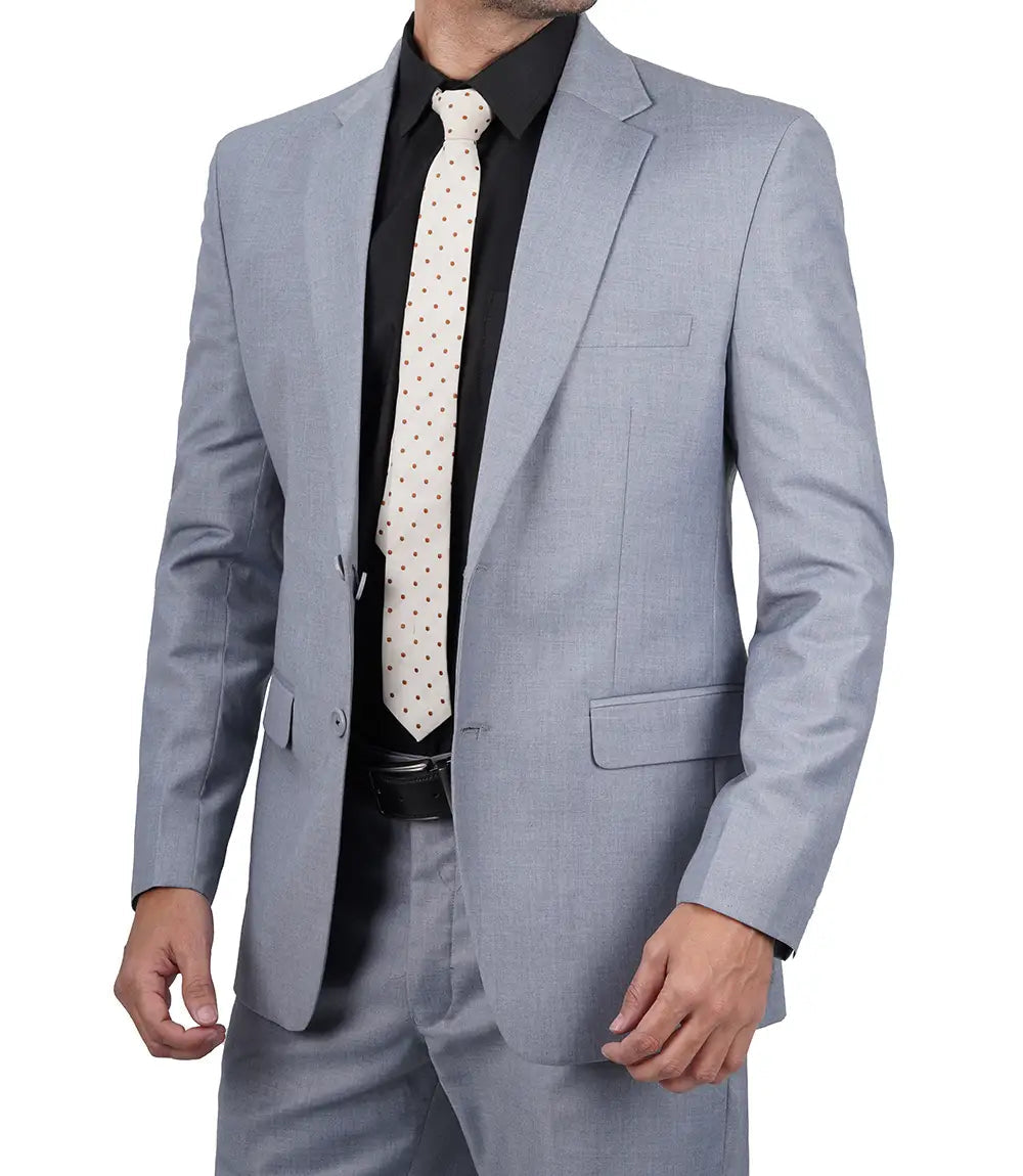Jared Men's Grey Two-Piece Suit Super Star Jacket