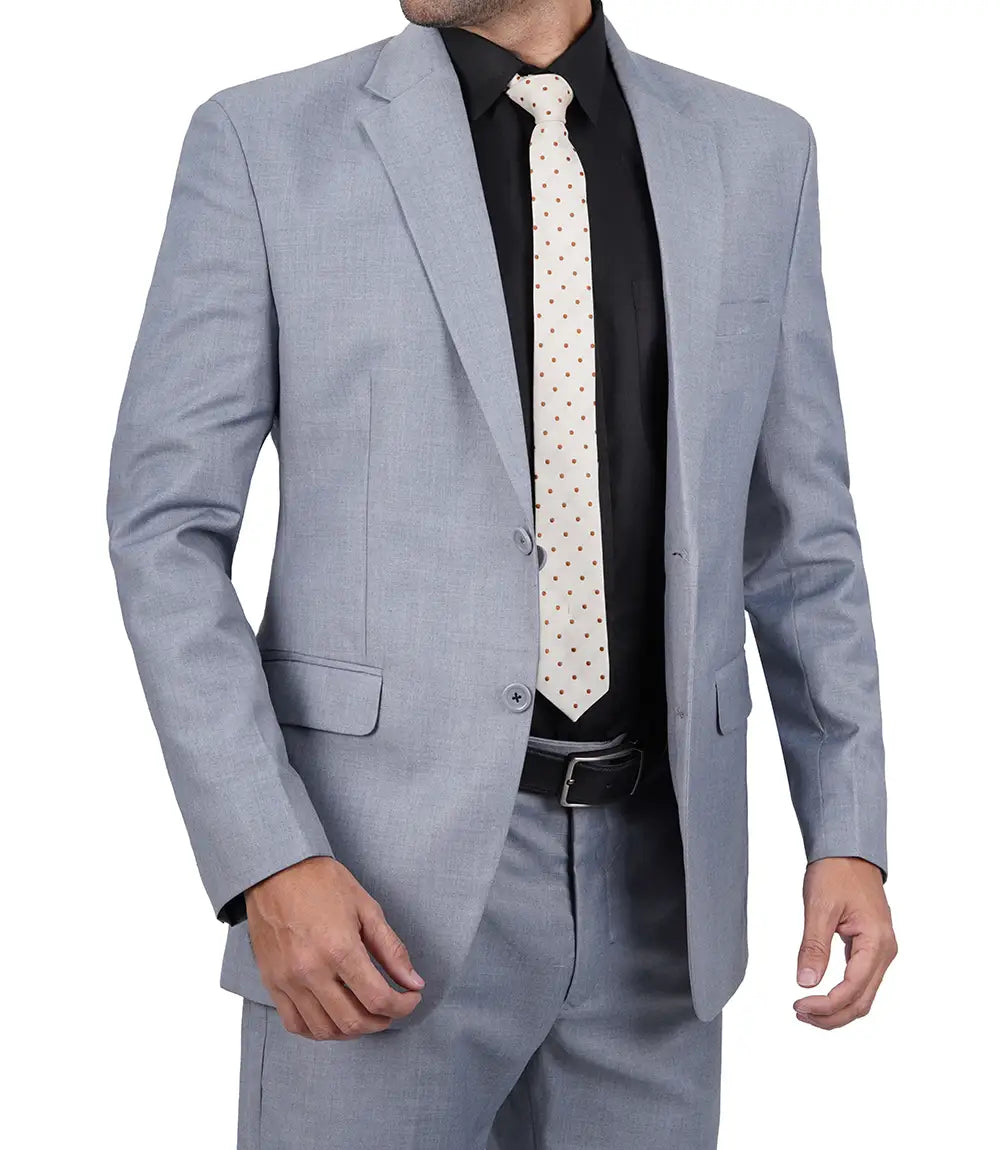 Jared Men's Grey Two-Piece Suit Super Star Jacket
