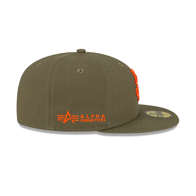 Alpha Industries Green 59FIFTY Fitted