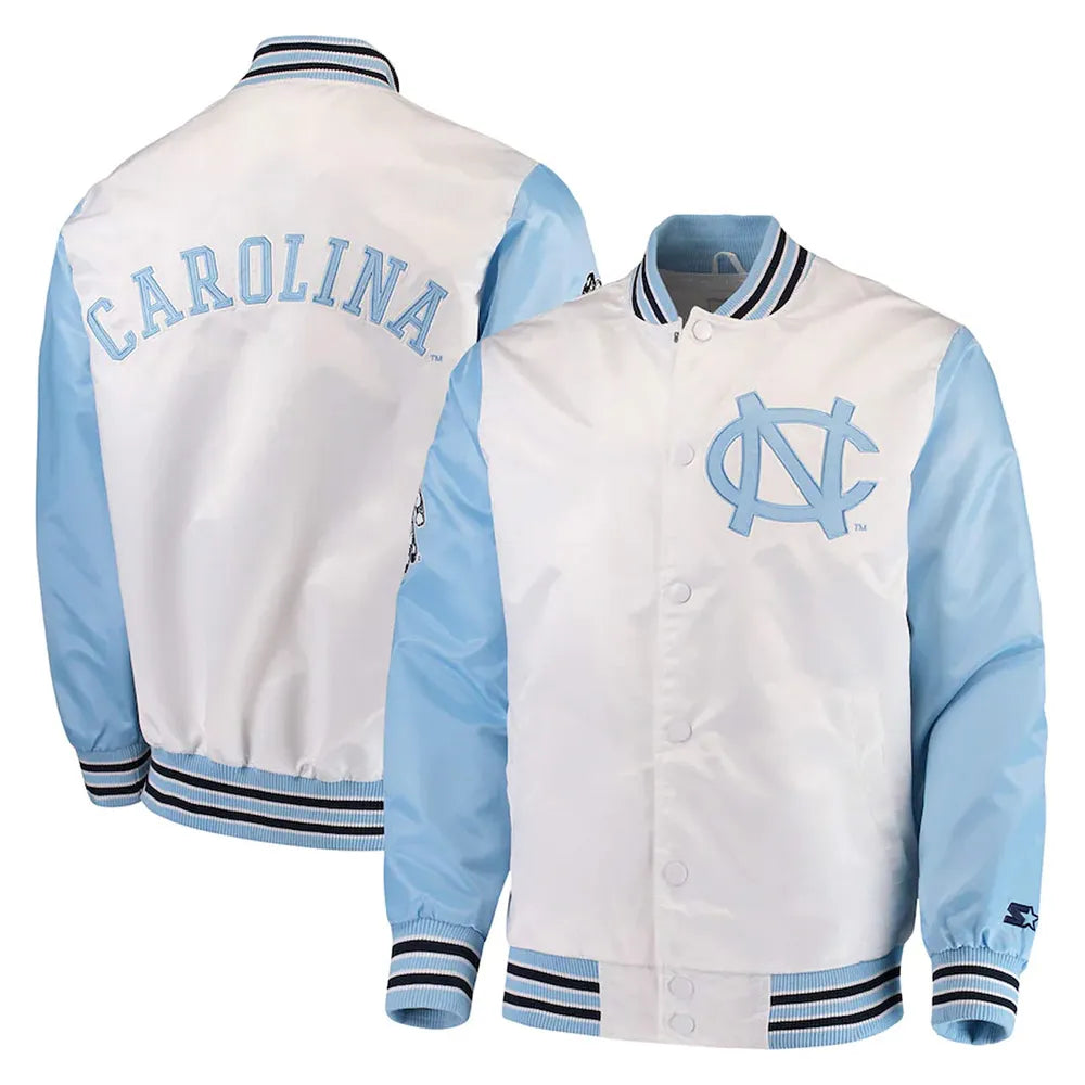North Carolina Tar Heels The Rookie Satin Jacket Super Star Jacket