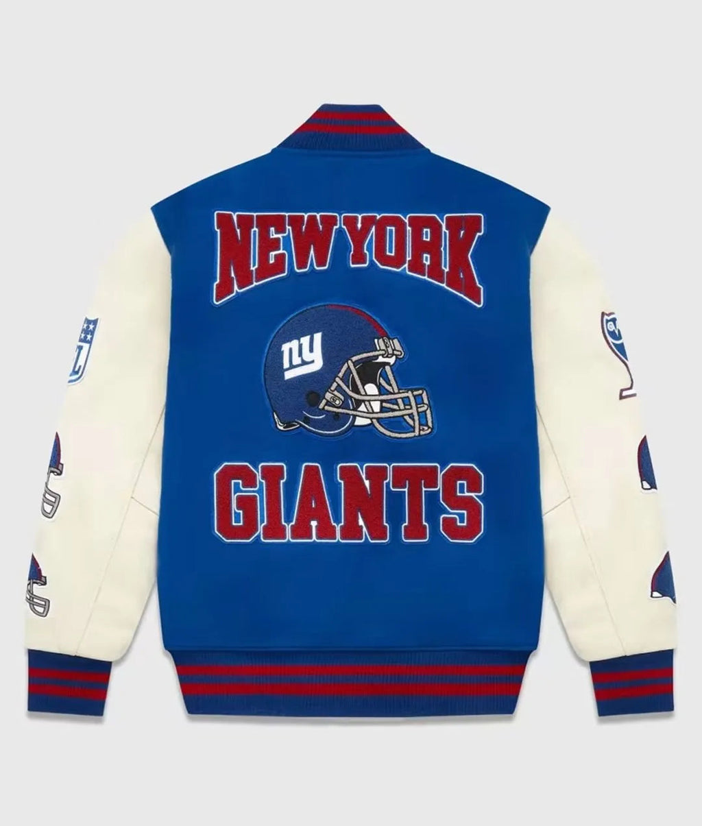 OVO New York Giants Varsity Jacket Super Star Jacket