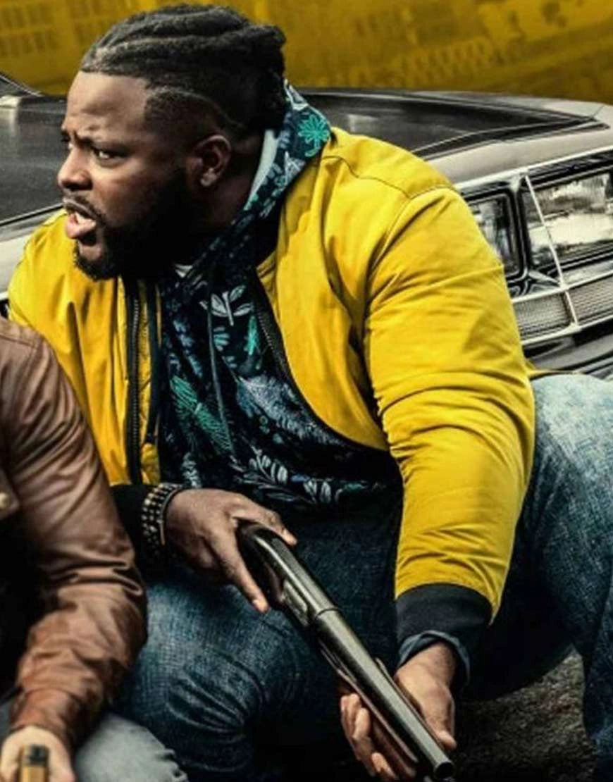 Spenser Confidential Hawk Yellow Jacket Super Star Jacket