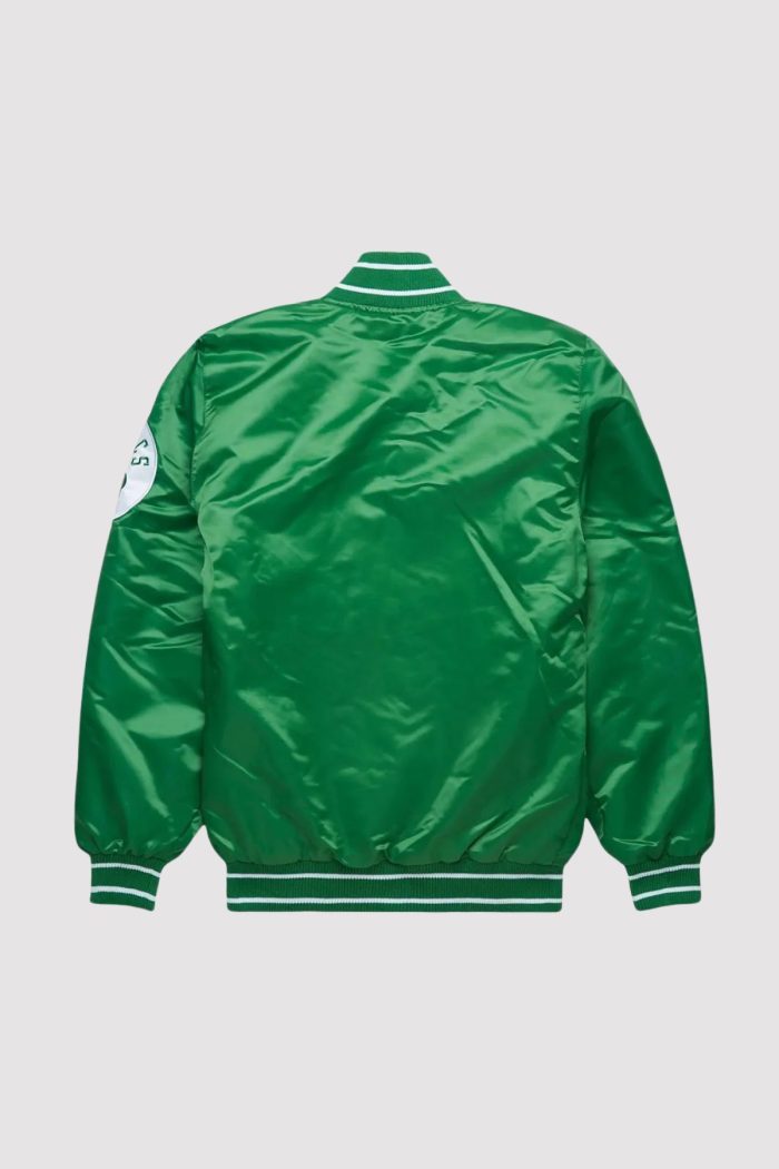 Starter Boston Celtics Heavyweight Green Satin Jacket Super Star Jacket
