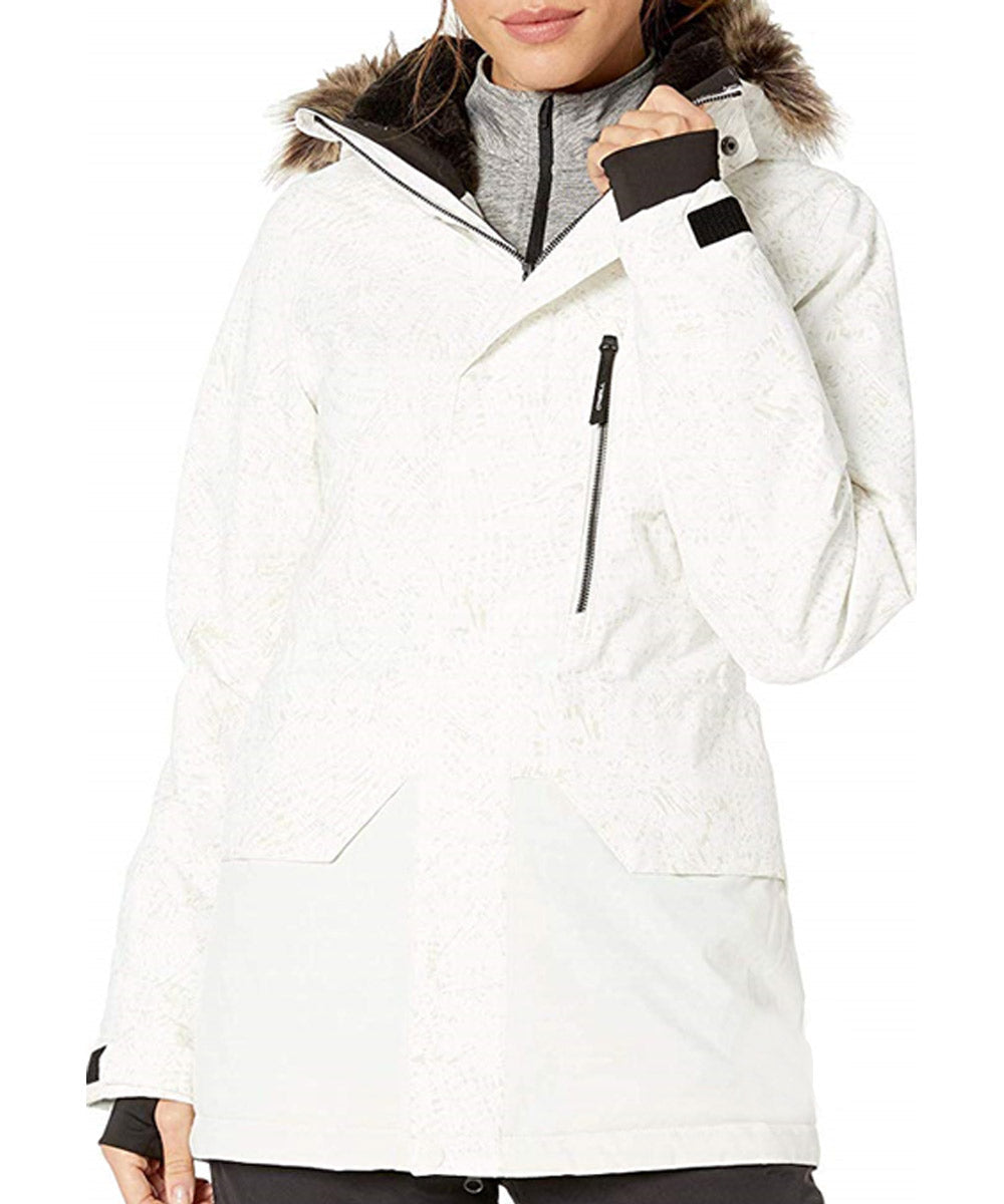 Winter in Vail Lacey Chabert White Parka Super Star Jacket