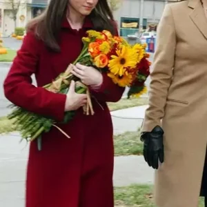 Alexis Bledel Gilmore Girls S05 Red Wool Coat