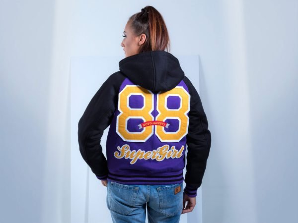 Supergirl-Purple-And-Black-Hooded-Letterman-Jacket-1