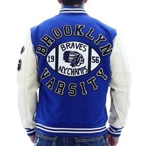 True-Religion-Blue-Varsity-Letterman-Jacket