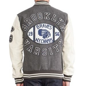 True-Religion-Grey-Varsity-Letterman-Jacket-1