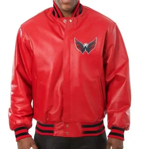 Washington-Capitals-Red-Leather-Bomber-Jacket-1