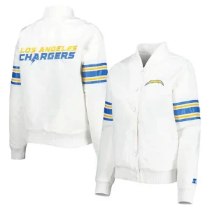 White-LA-Chargers-Line-Up-Satin-Jacket-1