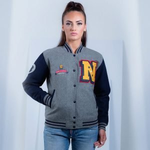 Womens-Grey-And-Blue-Letterman-Jacket