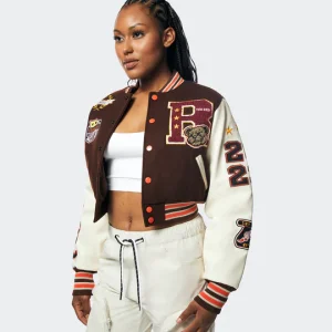 Womens-Smoke-Rise-Red-Two-tone-Brown-Wool-Varsity-Jacket-1