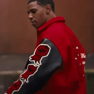 American-Rapper-A-Boogie-Wit-Da-Hoodie-2023-Did-Me-Wrong-Red-Varsity-Jacket-1