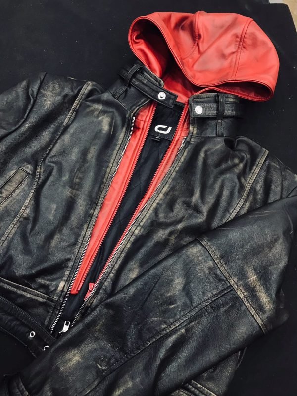 Black-Leather-Red-Hood-Jacket