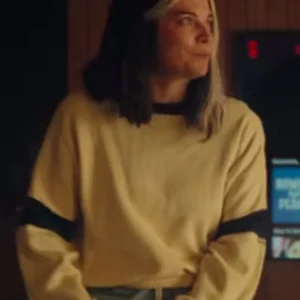 Black-Mirror-S06-Annie-Murphy-White-Stripe-Sweatshirt-1